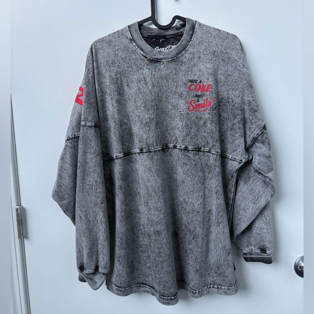 Gray Coca-Cola Sweatshirt spirit jersey